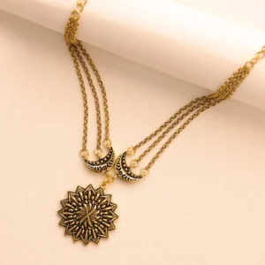 zoom the image with mouse woven wonders intertwined choker necklace