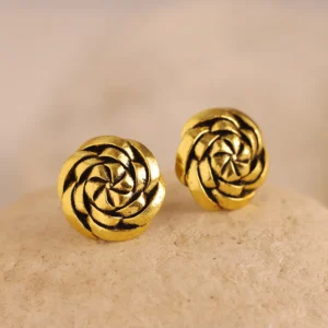 woven wonders twisted stud earrings
